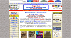 Desktop Screenshot of caldwellcarpet.com